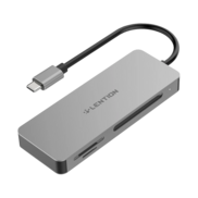 قیمت و خرید هاب و کارت خوان USB-C لنشن مدل C12
